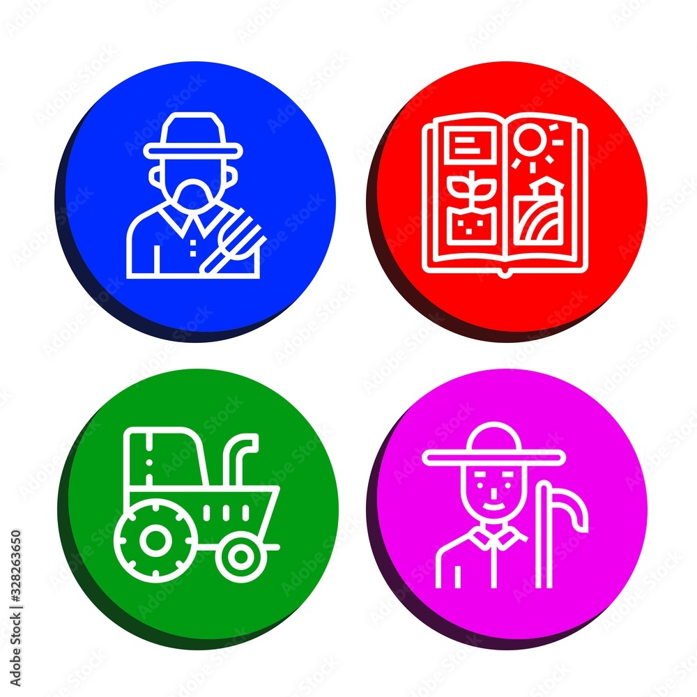 harvester icon set harvester icon set
