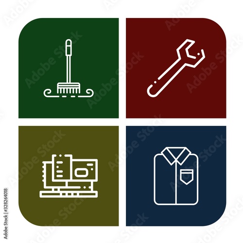 Set of tool icons