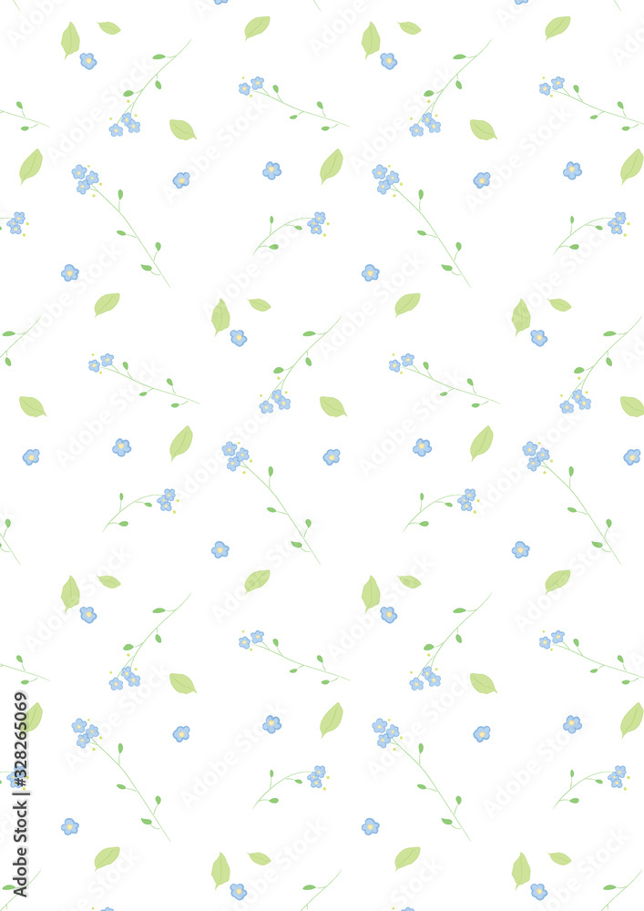 優しい小花柄 シームレスパターン Stock ベクター Adobe Stock 優しい小花柄 シームレスパターン Stock ベクター Adobe Stock