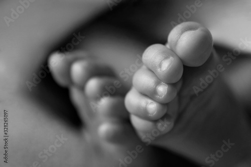 A new born baby's hand