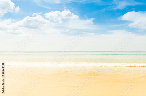 Landscape view on a beach at Phuket Province  Thailand