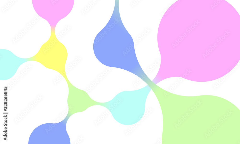 Illustration of colorful metaball wallpaper Illustration of colorful metaball wallpaper