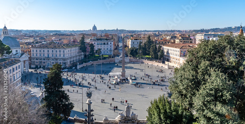 Piazza del Popolo in Rome © giemmephoto