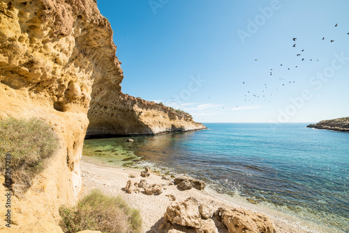 Fototapeta Naklejka Na Ścianę i Meble -  Cala Blanca on the south coast of the region of Murcia, Spain