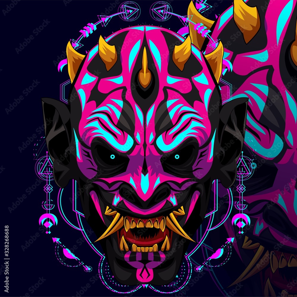 Naklejka premium PRINCE DEVIL GLITCH PERFECT