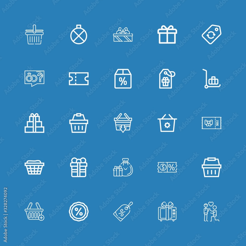 Editable 25 offer icons for web and mobile Editable 25 offer icons for web and mobile