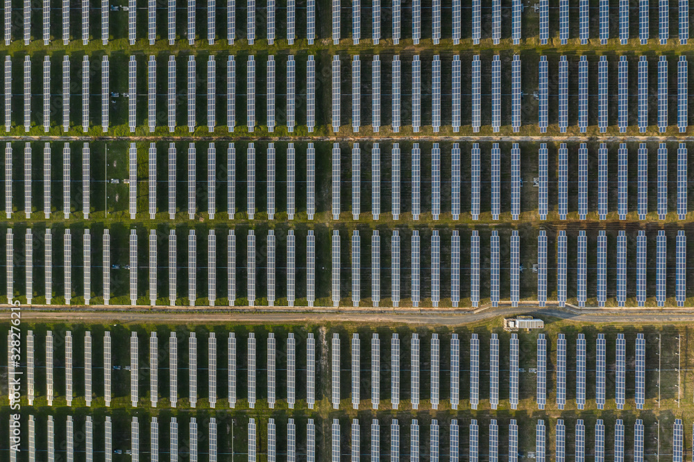 Solar panels field Solar panels field