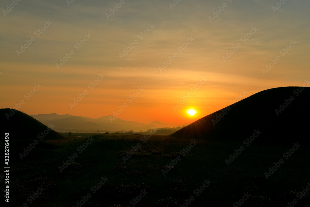 Obraz premium 아름다운 일출