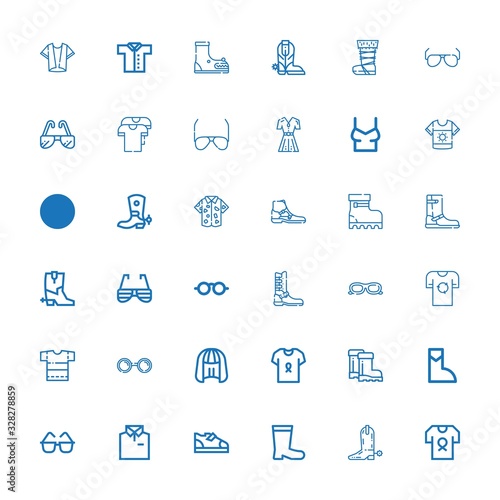 Editable 36 stylish icons for web and mobile