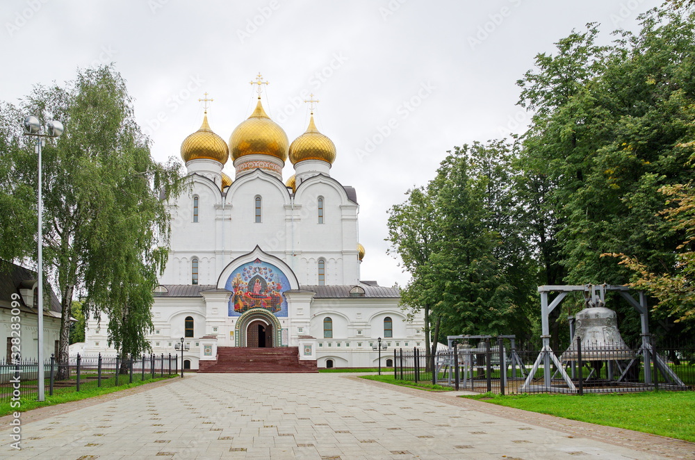 Assumption cathedral. City of Yaroslavl. Golden ring of Russia