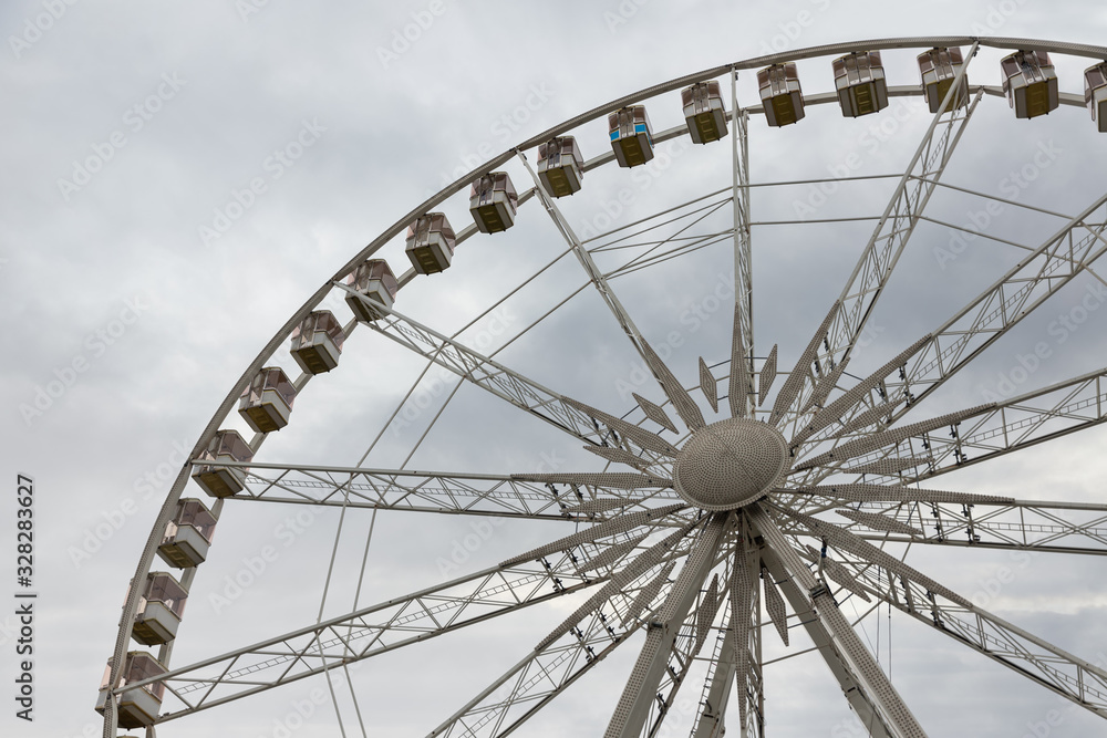 Budapest Eye Ferris Wheel at Erzsebet Square in Budapest, Hungary Budapest Eye Ferris Wheel at Erzsebet Square in Budapest, Hungary