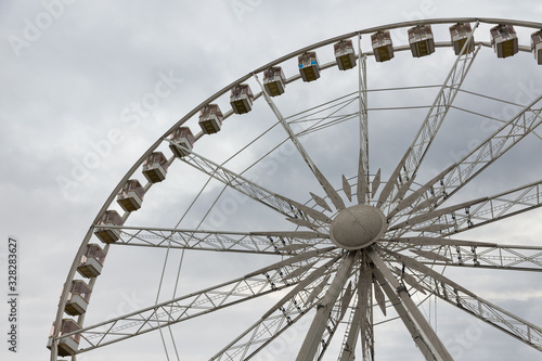 Budapest Eye Ferris Wheel at Erzsebet Square in Budapest  Hungary