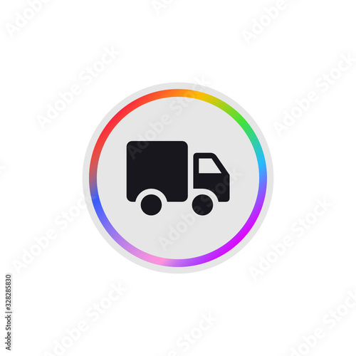 Truck -  Modern App Button