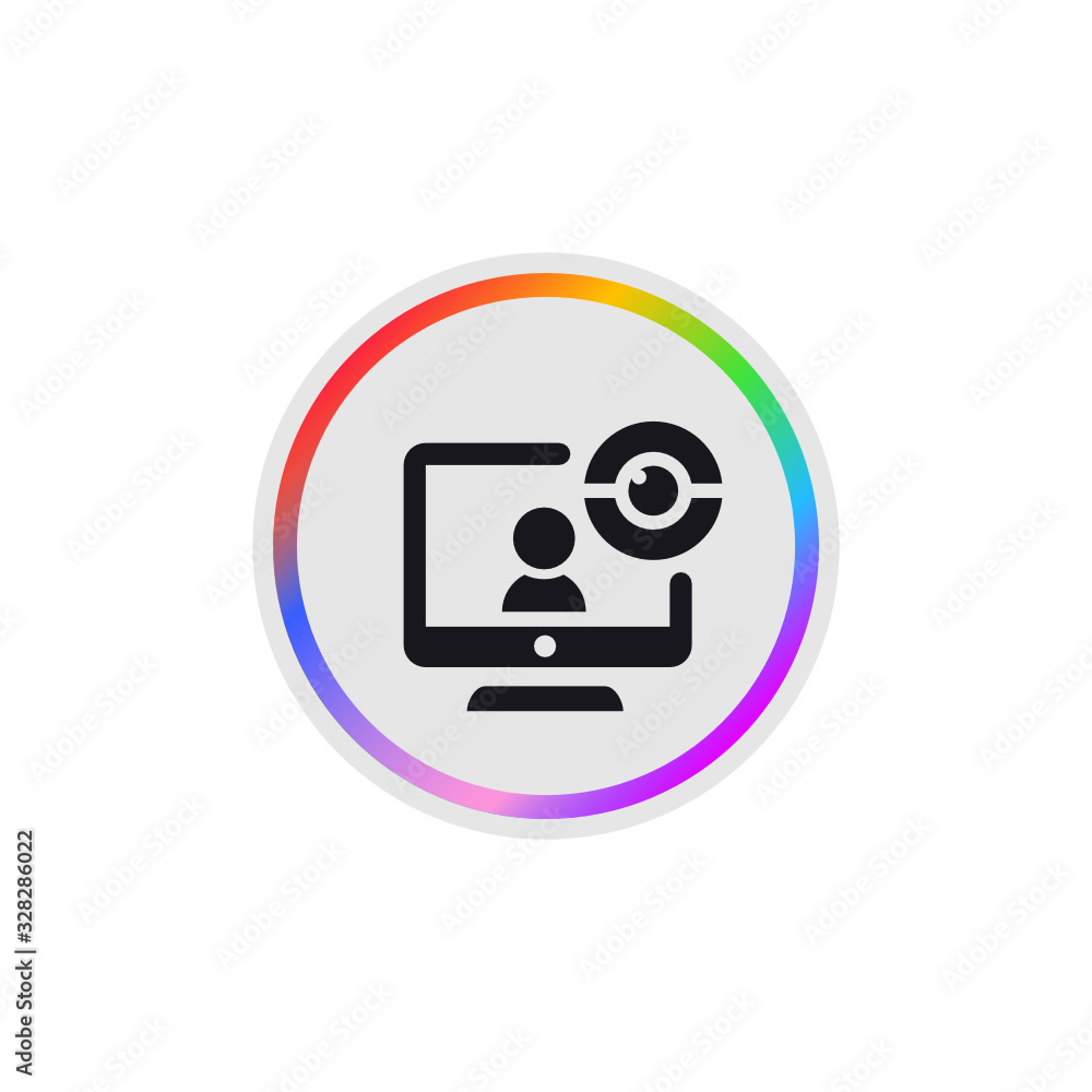 Video Chat - Modern App Button Video Chat - Modern App Button