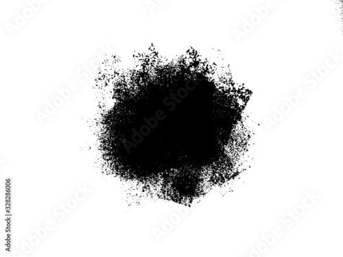 Grunge Circle Round Frame Background