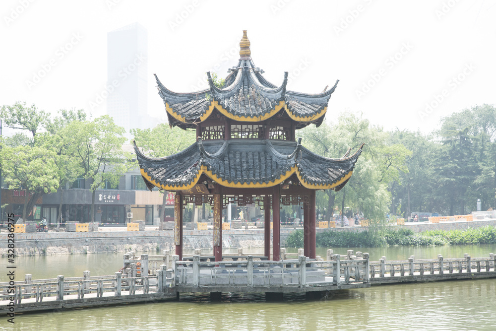 Pavilions in Nantong Museum, China Pavilions in Nantong Museum, China