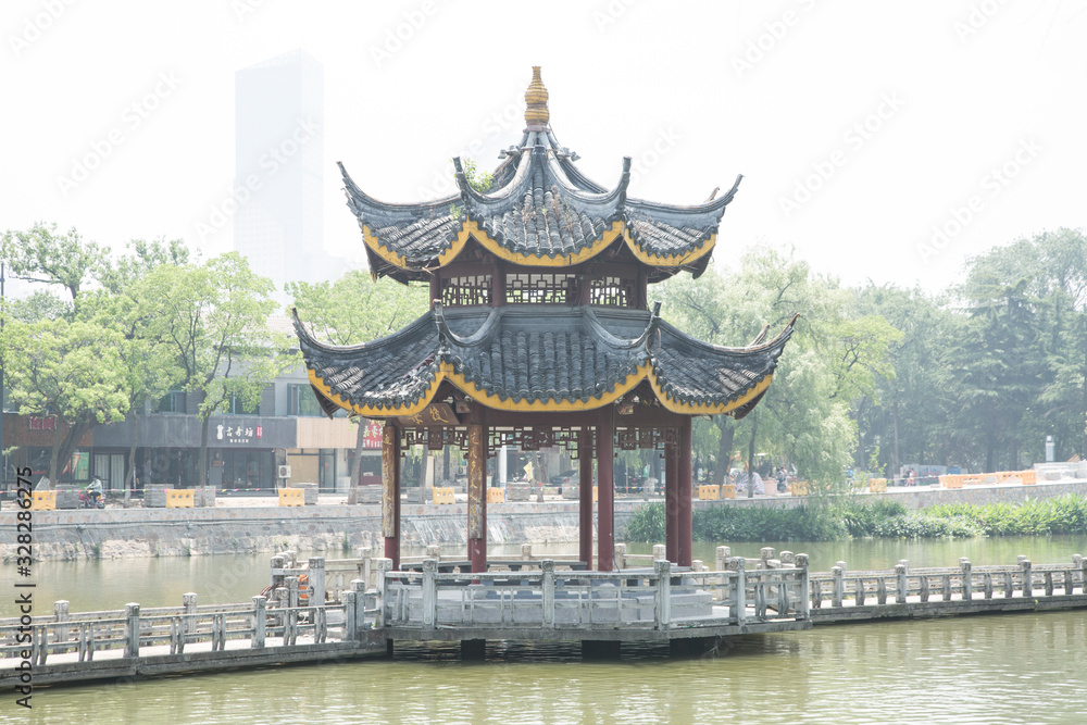 Pavilions in Nantong Museum, China