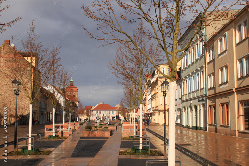 Kleinstadtboulevard; Breite Straße in Luckenwalde