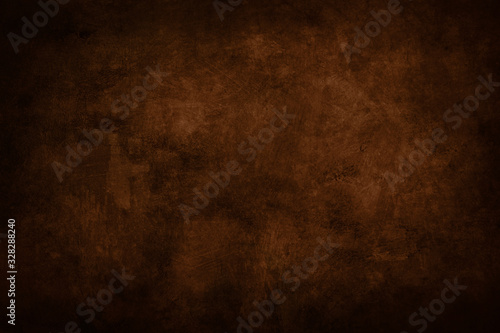 dark brown stained grungy background or texture photo