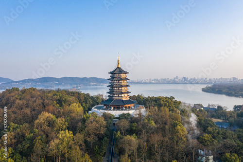 leifeng pagoda in hangzhou china