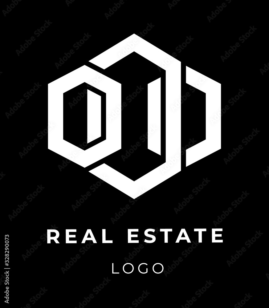 Vector modern logo, brand for real estate agency. City life. Vector modern logo, brand for real estate agency. City life.