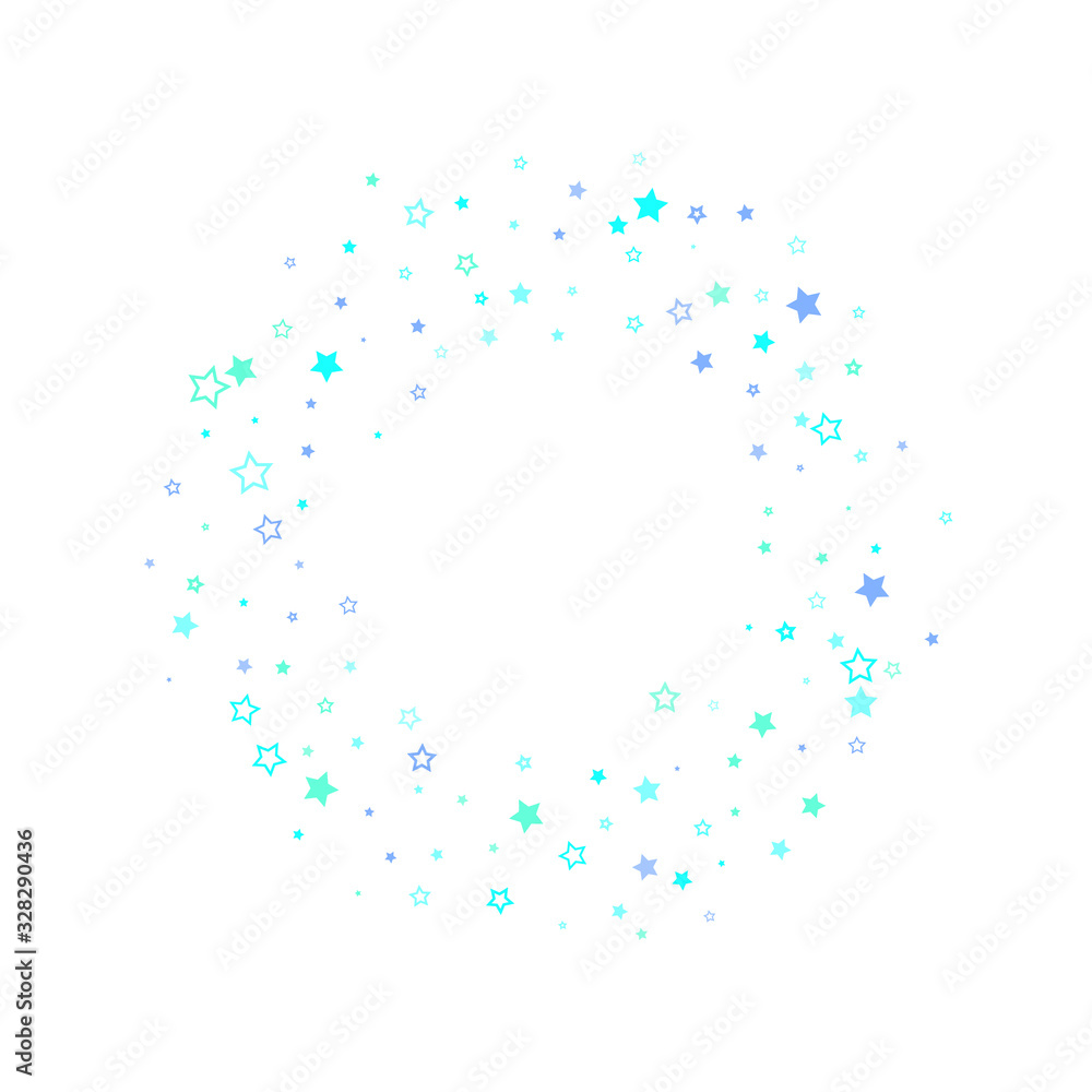Blue, cyan, turquoise glitter stars confetti Blue, cyan, turquoise glitter stars confetti
