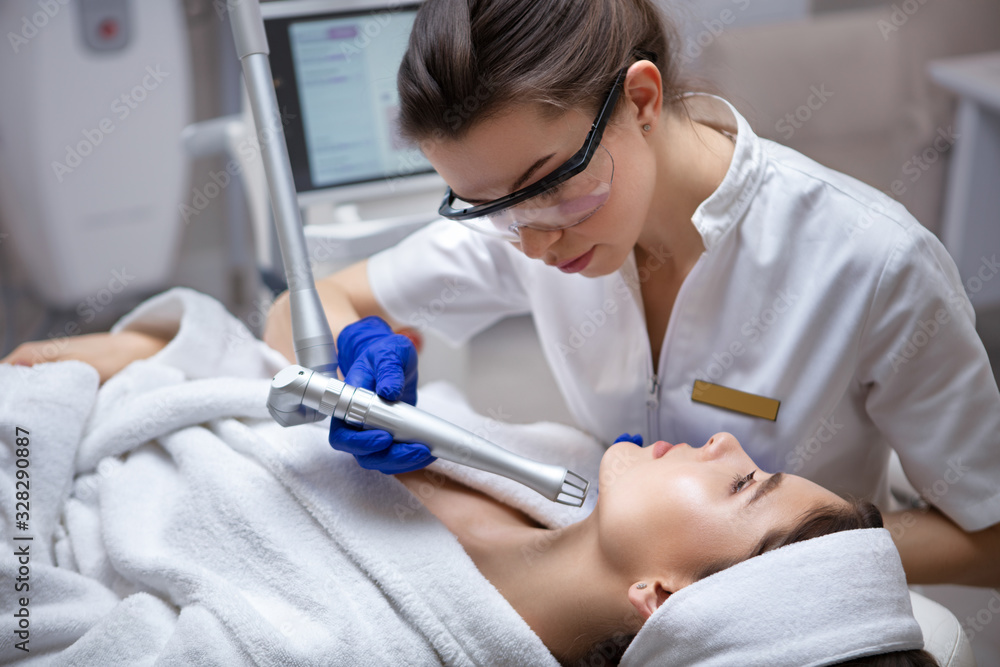 Naklejka premium Clinic of Aesthetic Medicine.