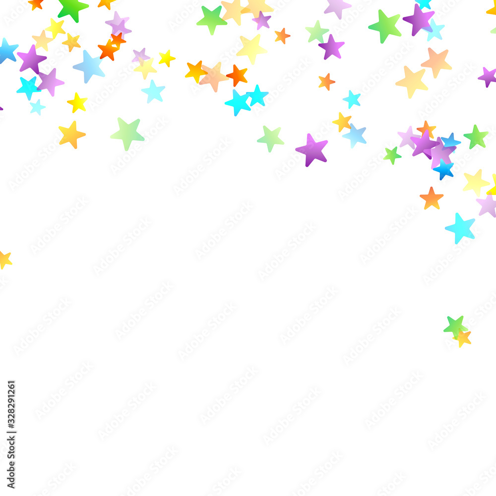 Rainbow Festive Confetti. Carnival Star Falling. Rainbow Festive Confetti. Carnival Star Falling.