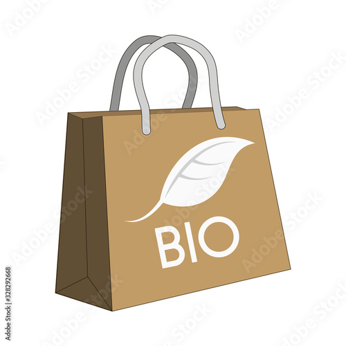 Sac bio recyclable shopping