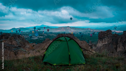 camping in the cappadocia