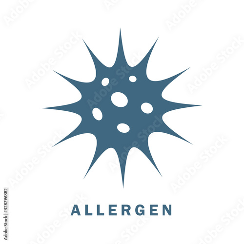 Allergen vector icon