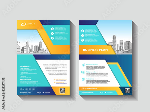 book cover design vector template in A4 size. Annual report. Abstract Brochure design. Simple pattern. Flyer promotion. Presentation cover.