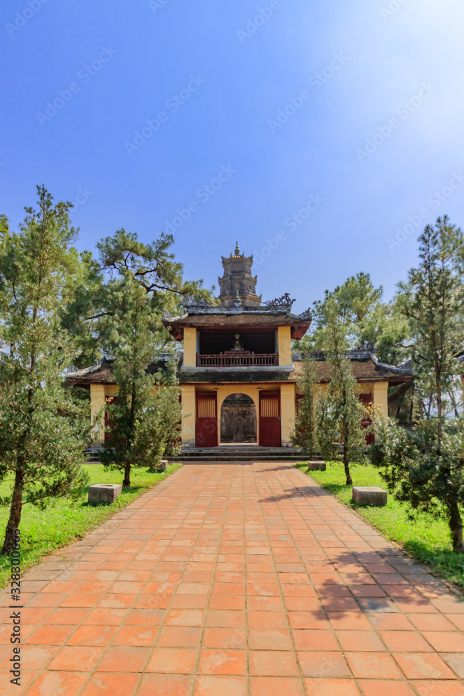 Obraz premium ティエンムー寺（天姥寺） ベトナム フエ Thien Mu temple Vietnam Hue