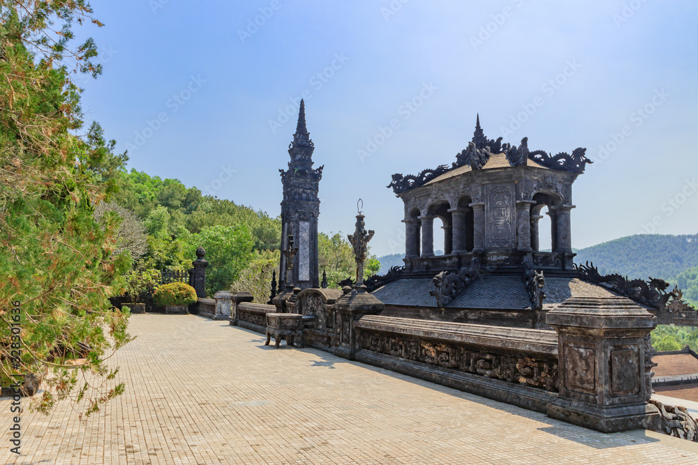カイディン帝廟　ベトナム　フエ　khai dinh tomb Vietnam Hue