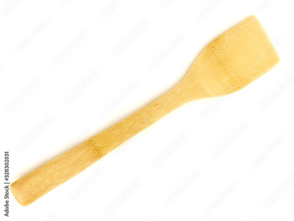 Wooden cooking utensils on white background Wooden cooking utensils on white background