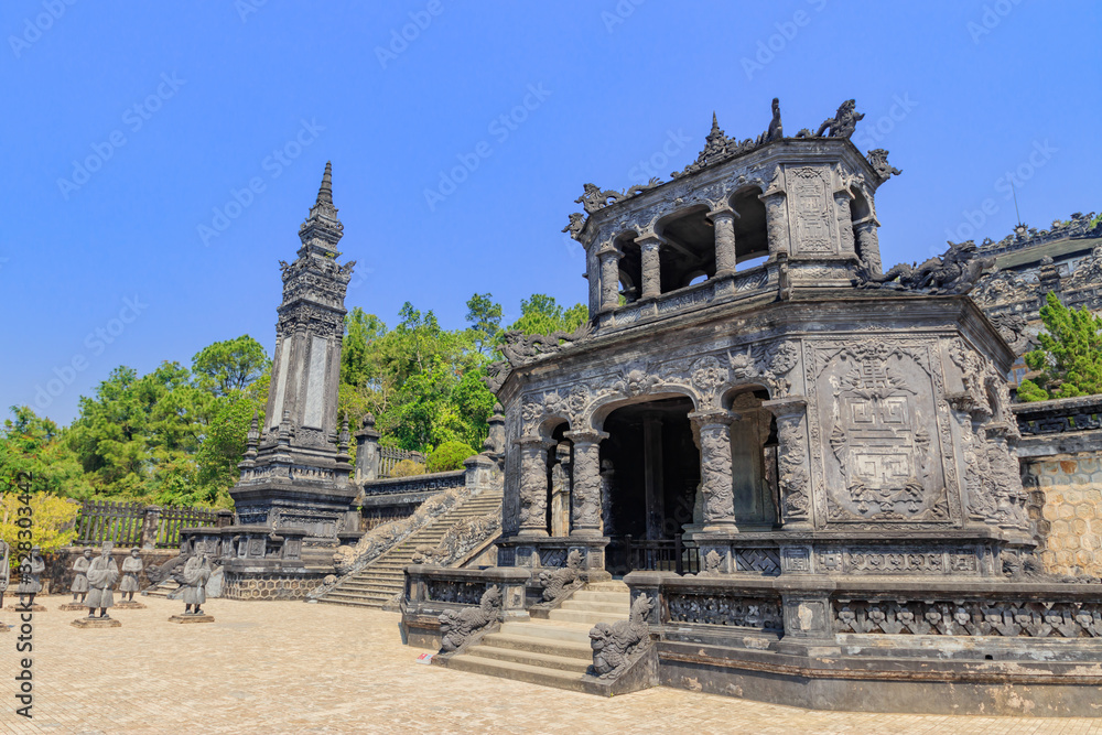 Fototapeta premium カイディン帝廟 ベトナム フエ khai dinh tomb Vietnam Hue