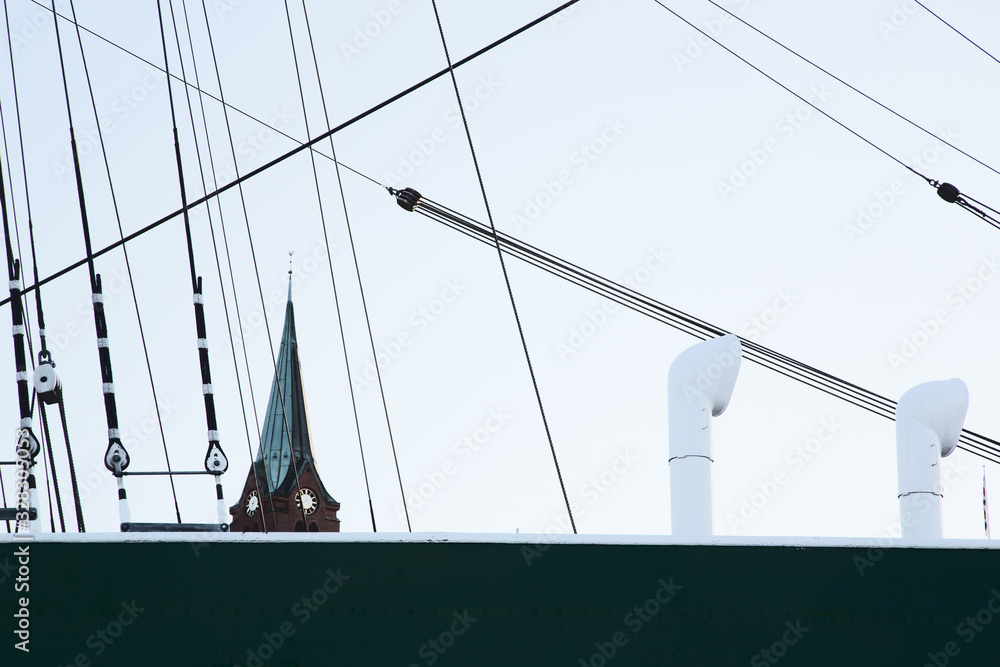 Obraz premium in the port