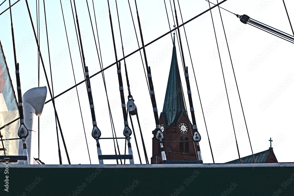 Obraz premium in the port