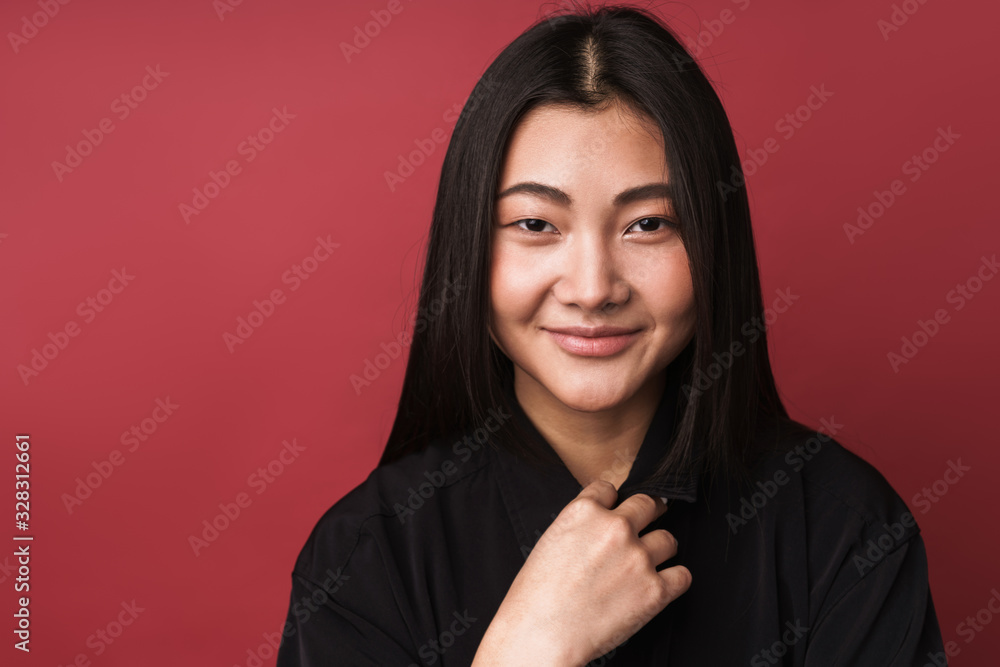 Close up of a pretty young asian woman Close up of a pretty young asian woman