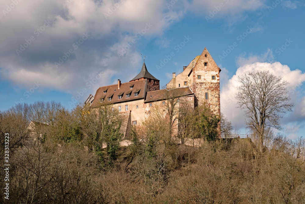 Burg Rothenfels in Unterfranken in Bayern, Deutschland
