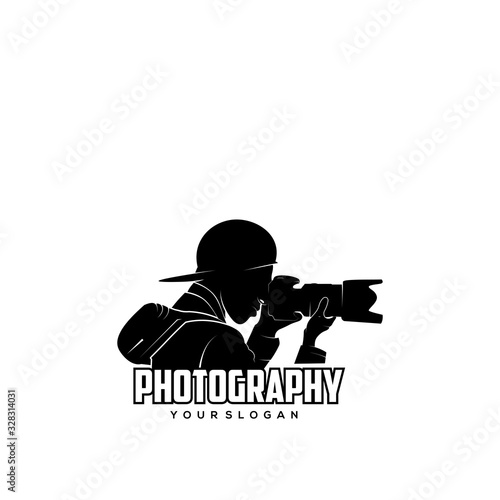 Logo silhouette photographer