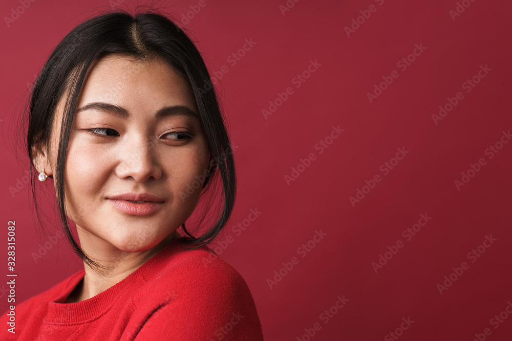 Close up of a pretty young asian woman Close up of a pretty young asian woman