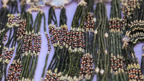 authentic jewelery in myanmar market photo