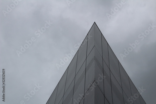 Abstract pictures of buildings on a grey summers day in Yorkshire Britain,UK