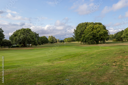 Grassland of an outdoor golf course