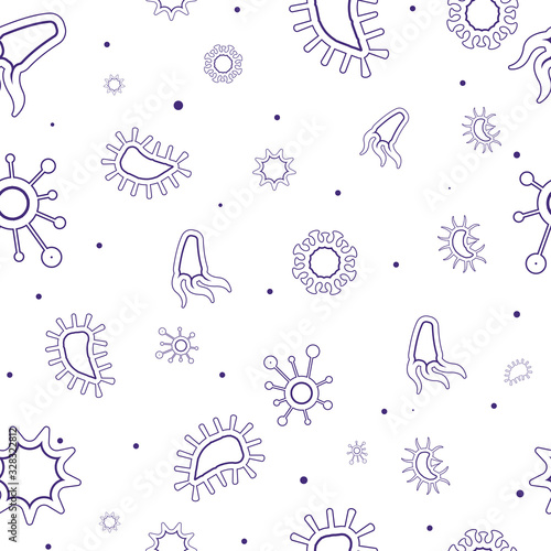 vector virus health care concept pattern.