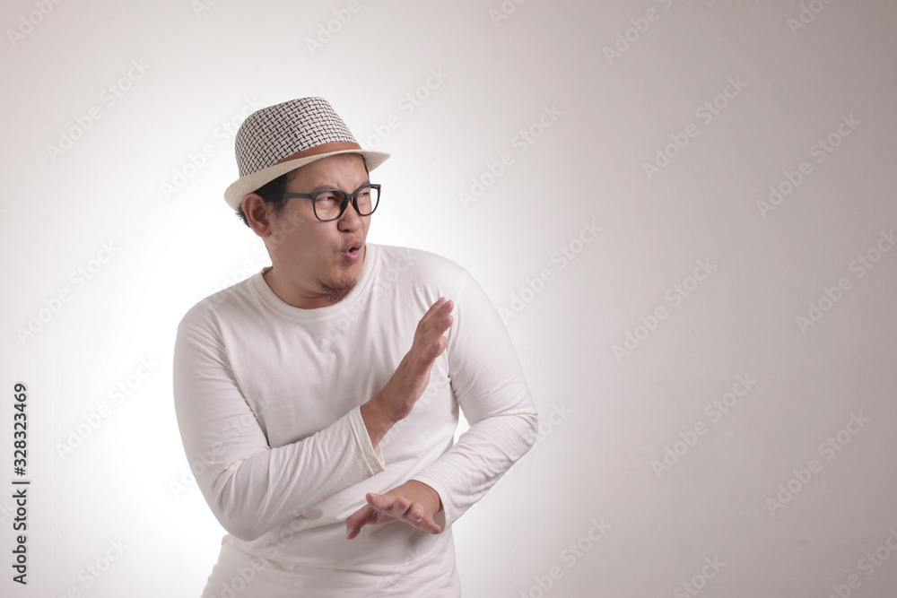 Young Man Nervous Afraid or Worried of Something Young Man Nervous Afraid or Worried of Something