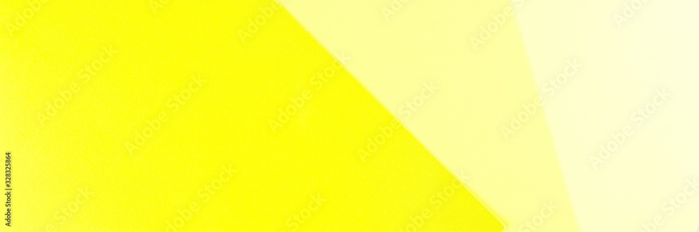 Yellow background. Three separate shades of the yellow