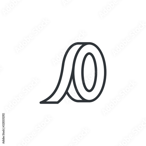 Sticky tape icon design isolated on white background. Vector illustration