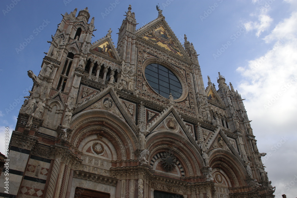 Architectonic heritage in Siena, Italy